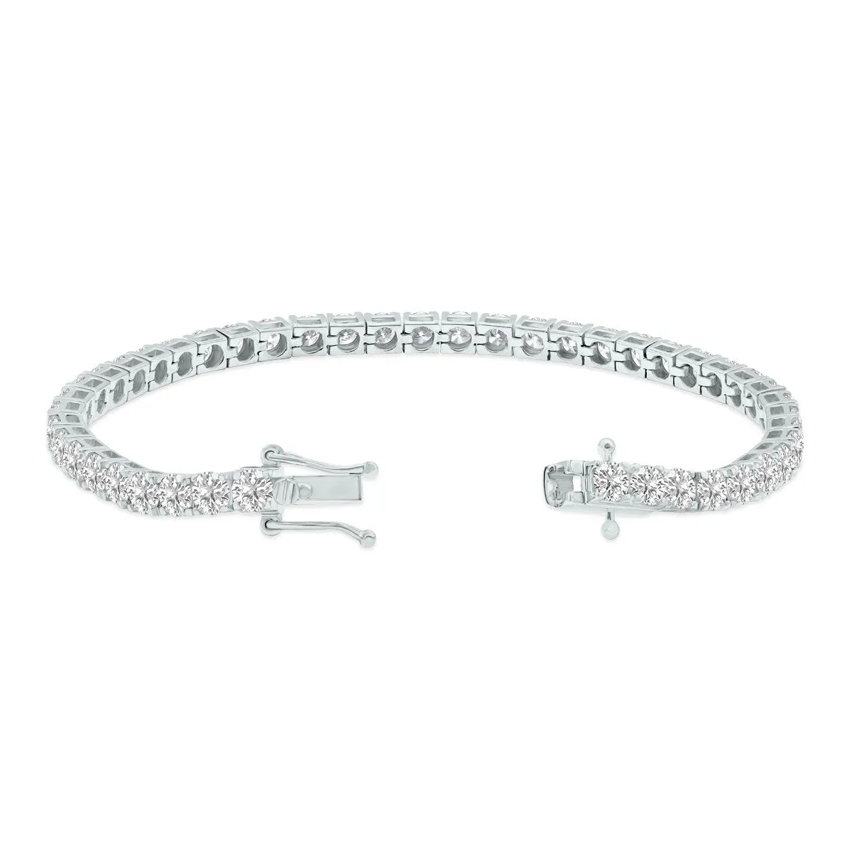 10ct tw LAB GROWN Diamond Bracelet in 14kt White gold