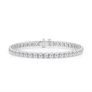 14.00 cttw  Tennis Bracelet with Round Lab Diamond by Mercury Rings