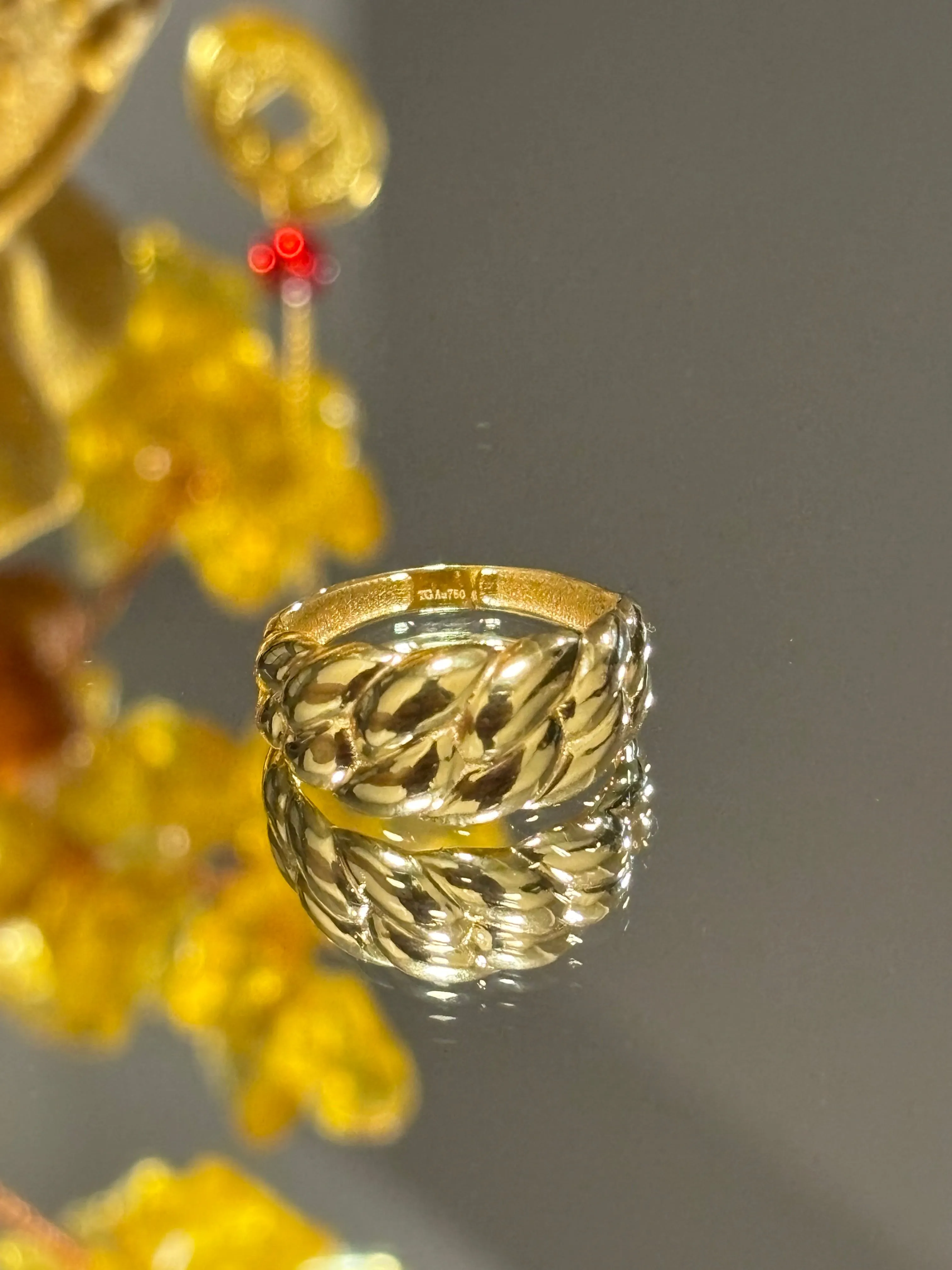 18K Gold Braid Ring