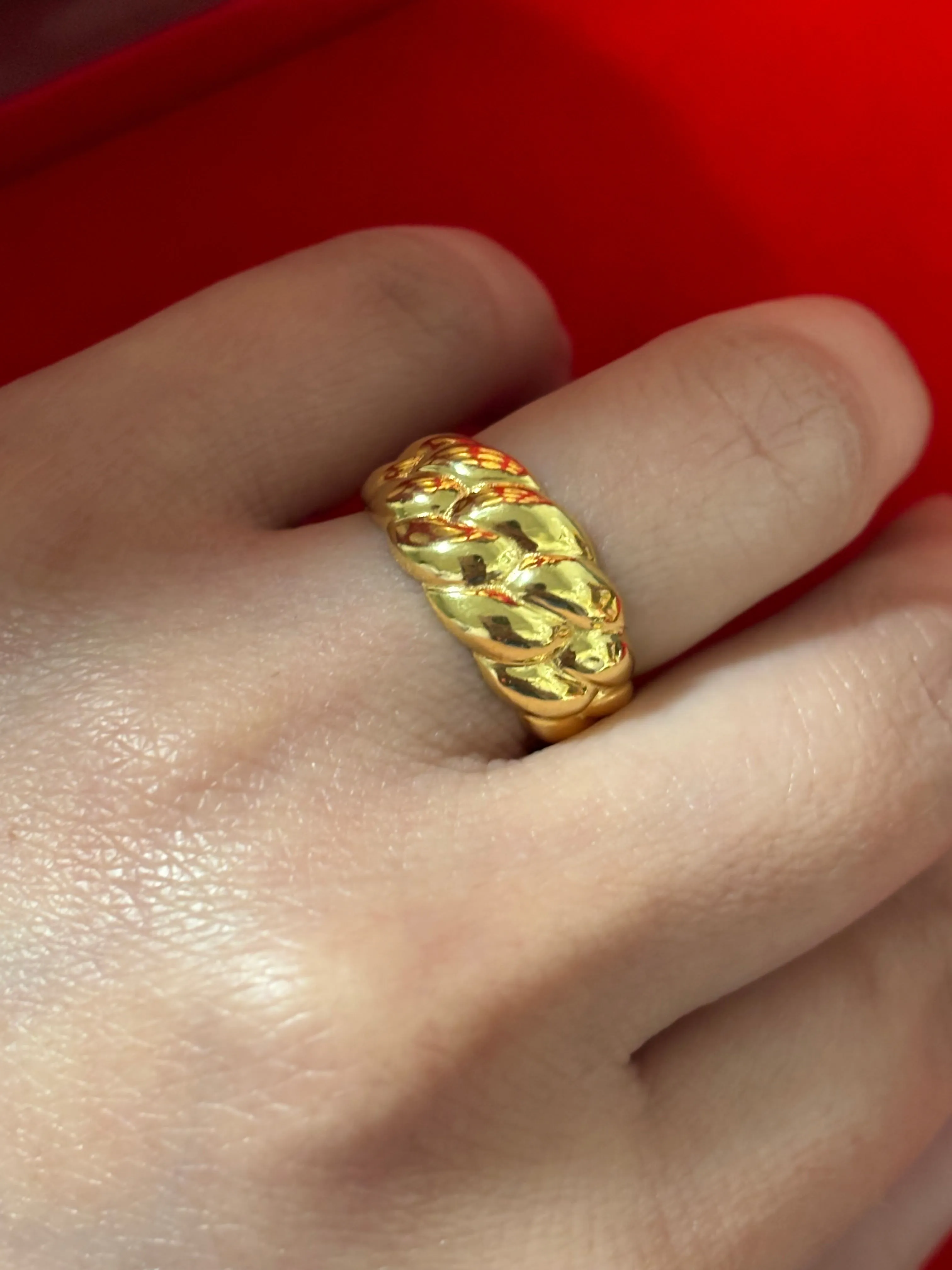 18K Gold Braid Ring