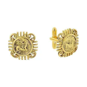 1928 Jewelry Ancient Greek Coin Replica Cufflinks