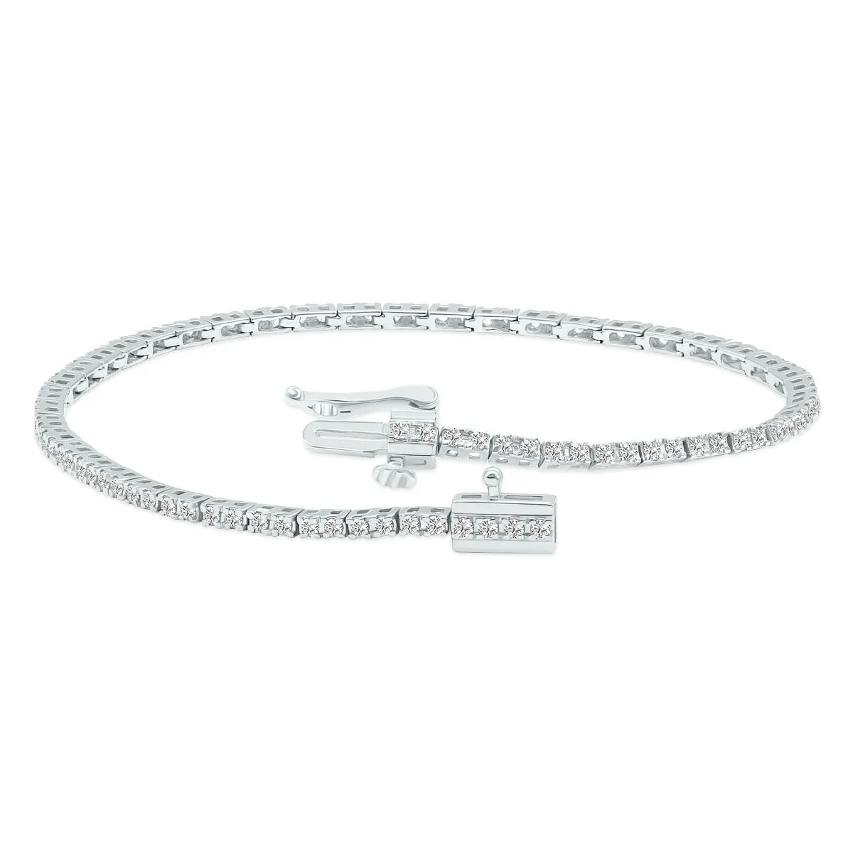 2ct tw LAB GROWN Diamond Bracelet in 14kt White gold