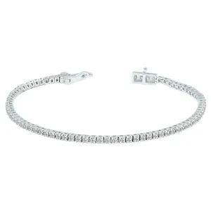 2ct tw LAB GROWN Diamond Bracelet in 14kt White gold