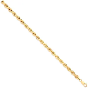 9ct Yellow Gold Hollow 6.3mm 20 Inch Rope Necklace 16.0g