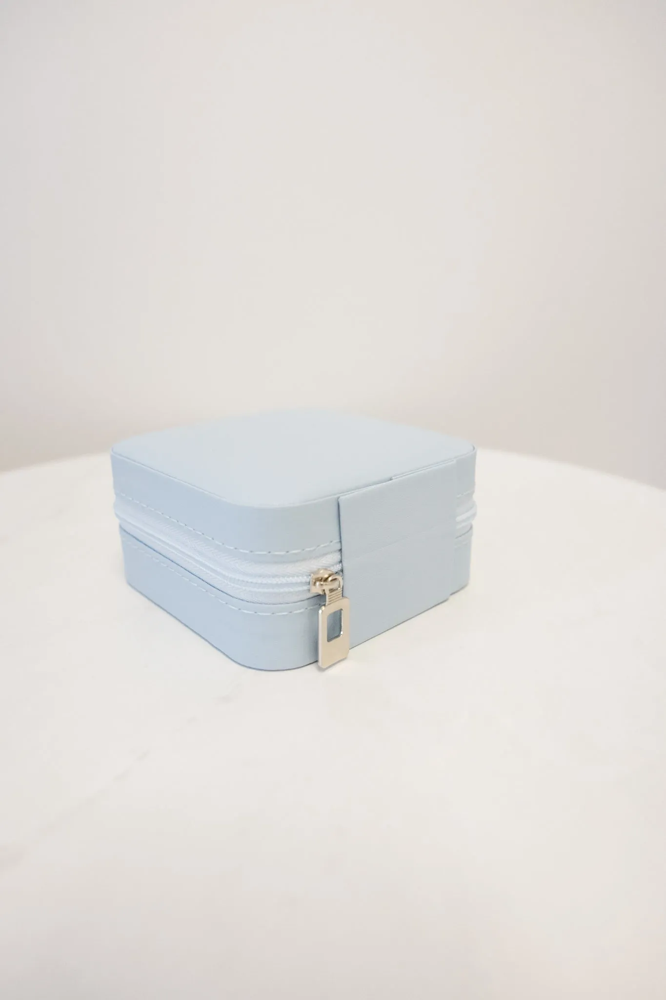 All Together Now Light Blue Travel Jewelry Case