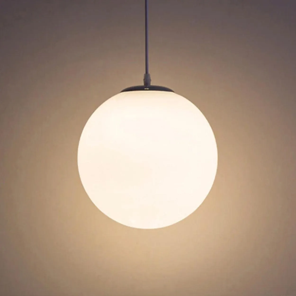 ANKUR PANDA FROSTED GLOBE PENDANT LIGHT