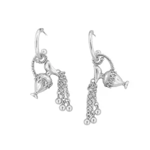 Antiquities Couture Flowing Ewer Hoop Earrings