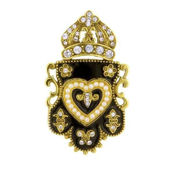 Antiquities Couture Royal Estate Crest Pin