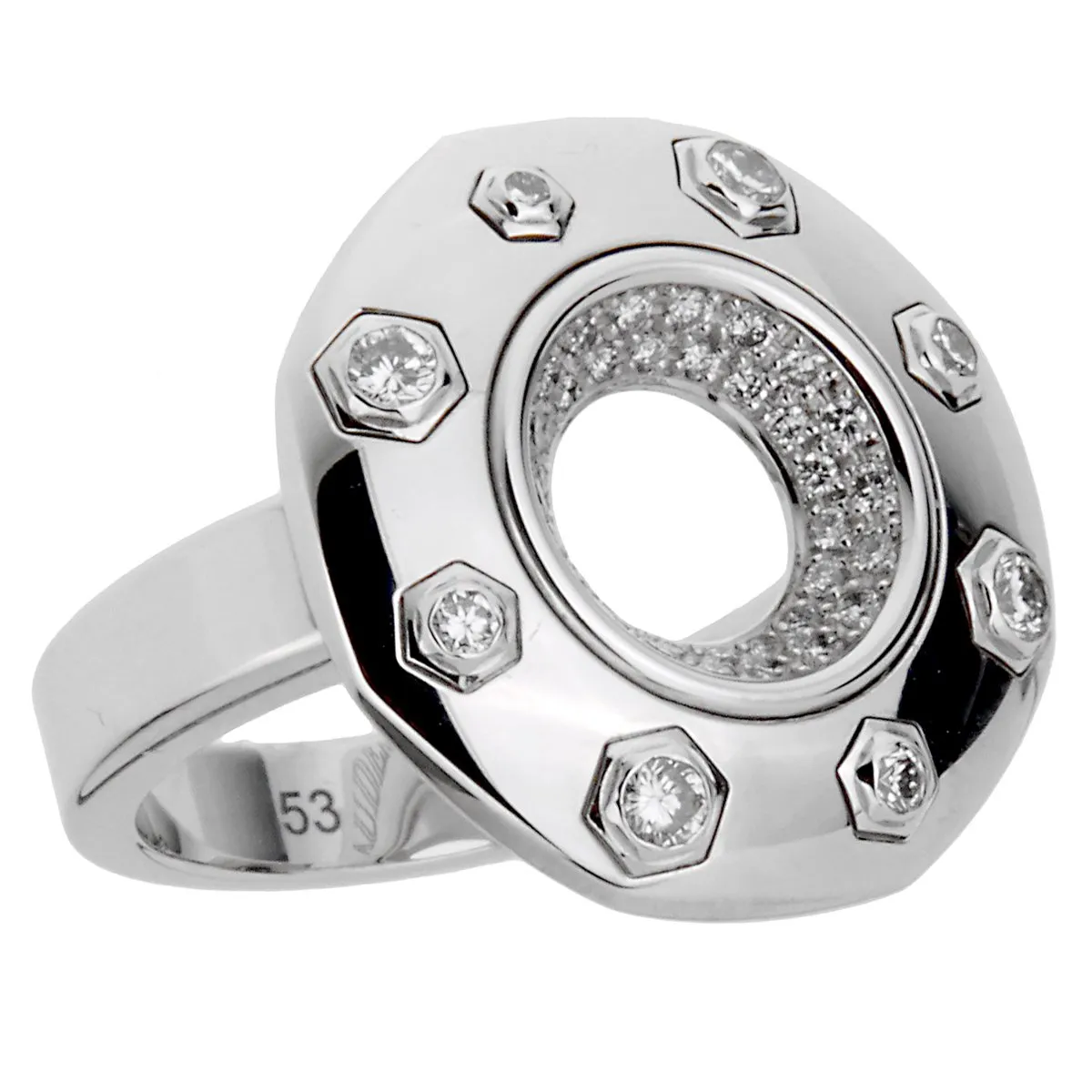 Audemars Piguet Royal Oak Diamond White Gold Ring