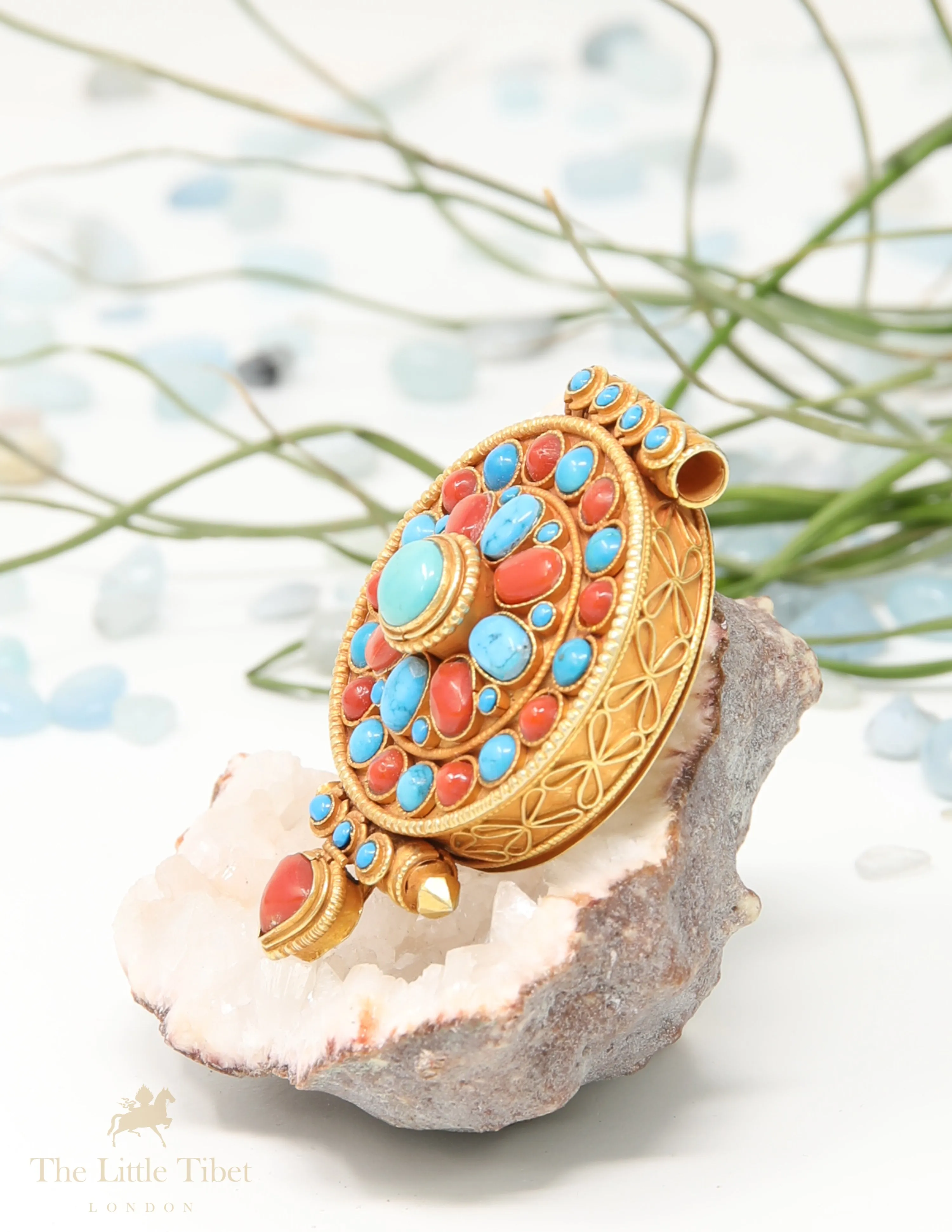 Boho Chic Tibetan pendant