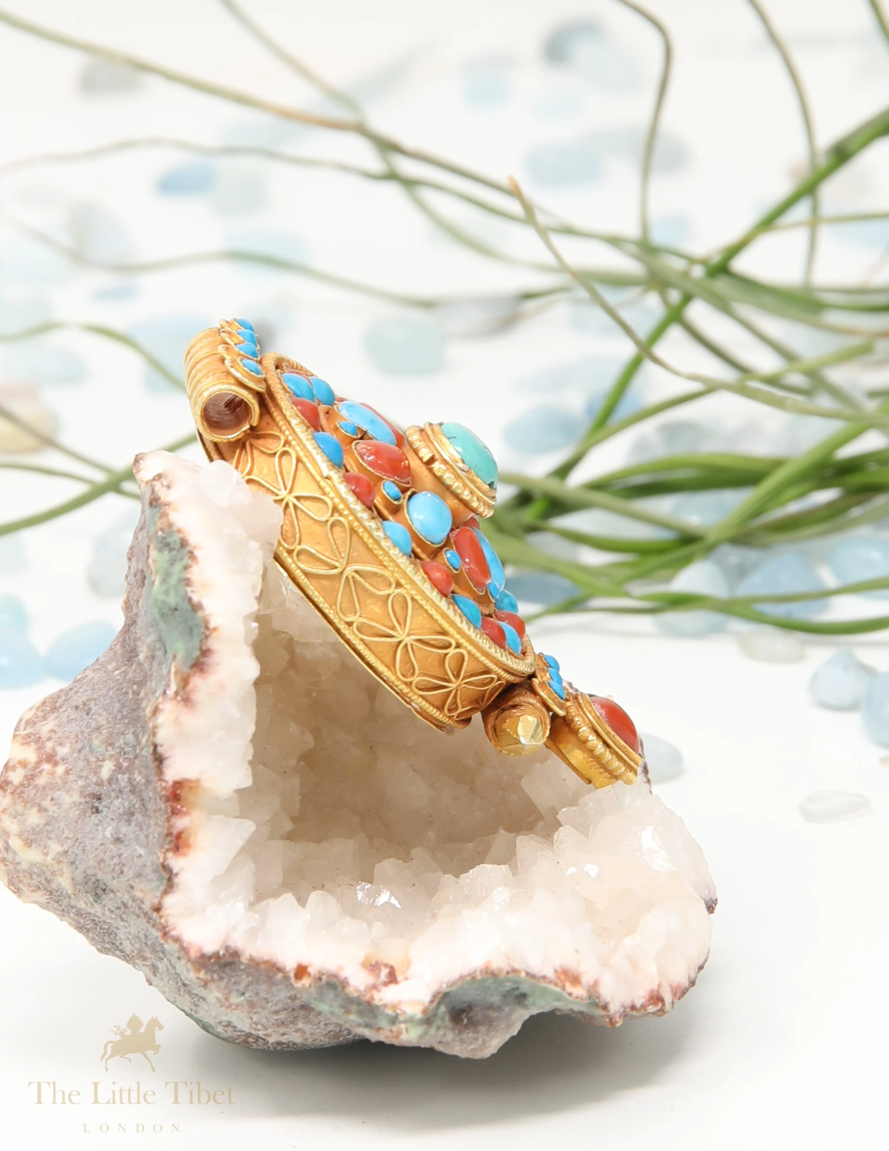 Boho Chic Tibetan pendant