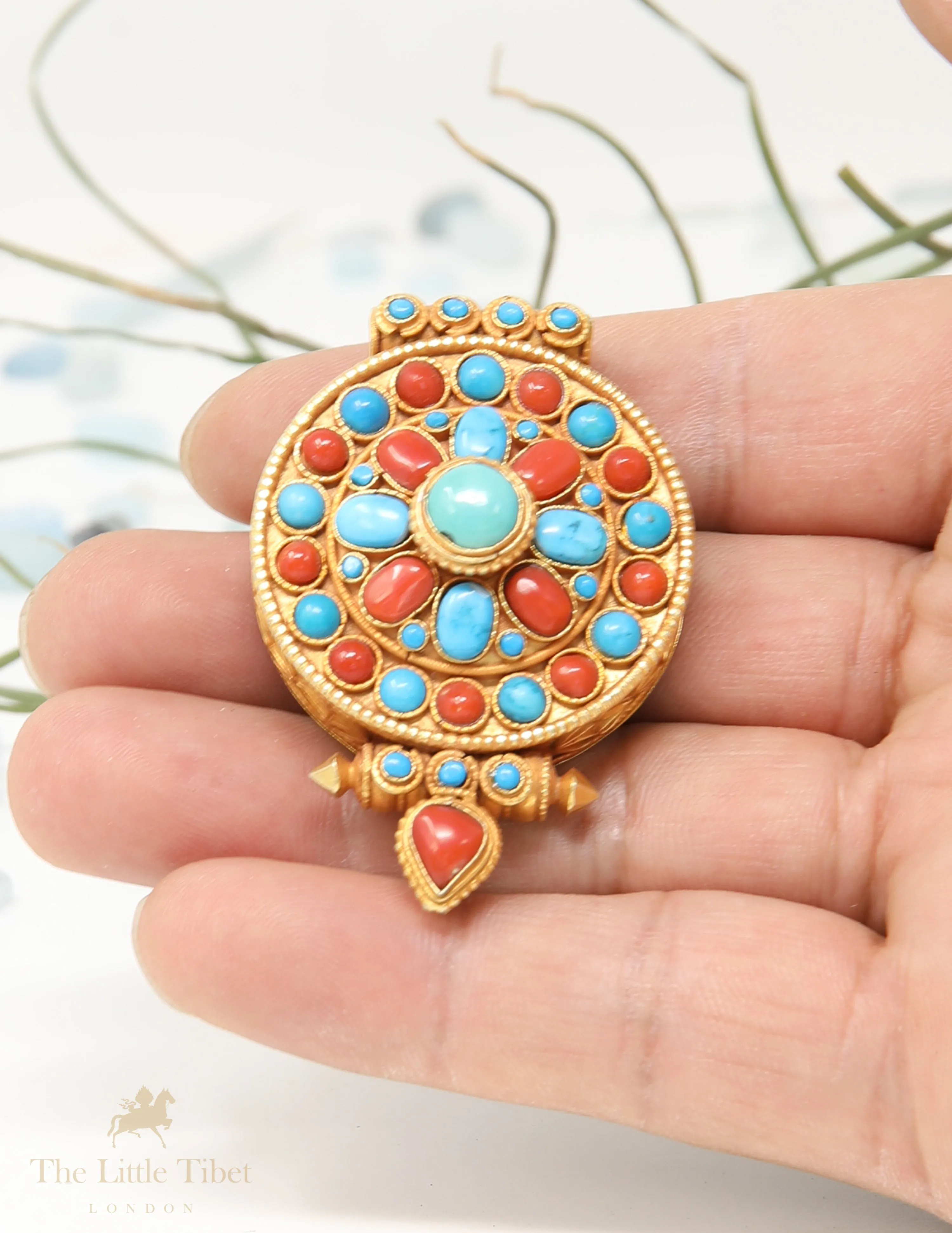 Boho Chic Tibetan pendant