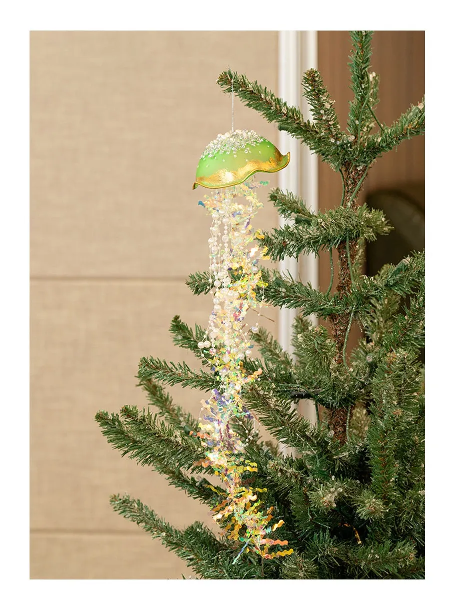 Bulk Artificial Jellyfish Ornaments Christmas Hanging Ornaments Wholesale