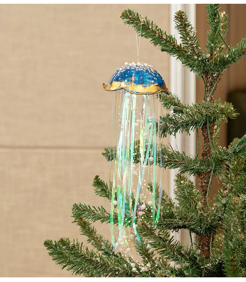 Bulk Artificial Jellyfish Ornaments Christmas Hanging Ornaments Wholesale