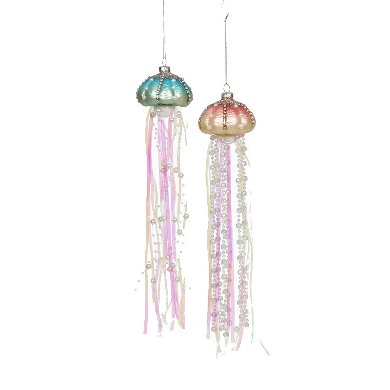 Bulk Artificial Jellyfish Ornaments Christmas Hanging Ornaments Wholesale