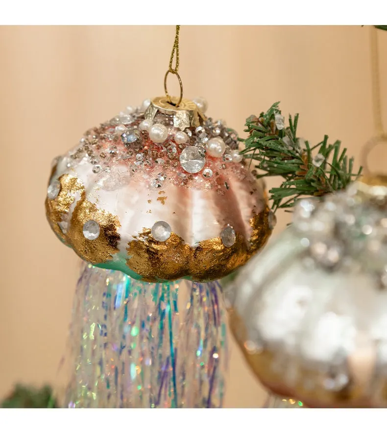 Bulk Artificial Jellyfish Ornaments Christmas Hanging Ornaments Wholesale