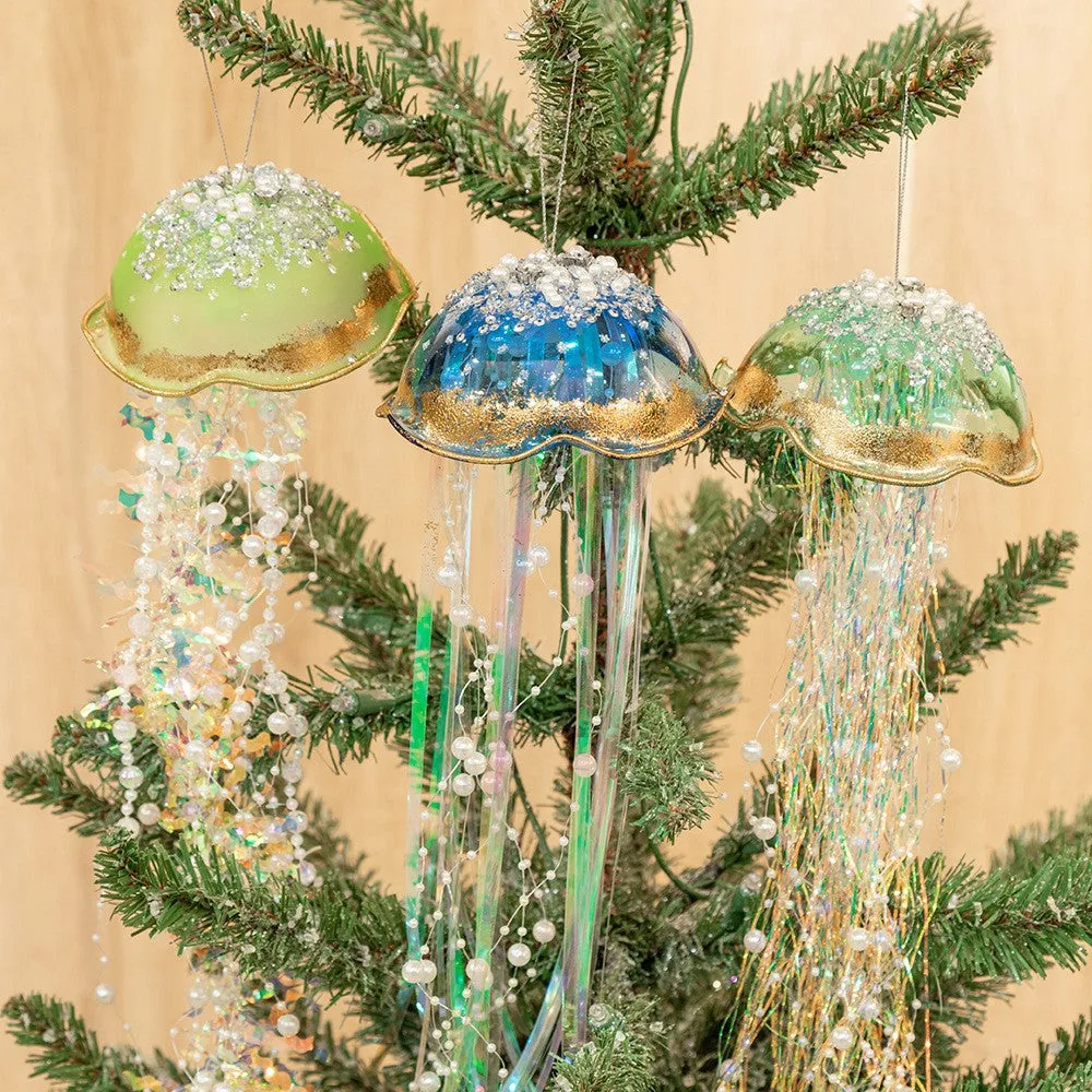 Bulk Artificial Jellyfish Ornaments Christmas Hanging Ornaments Wholesale