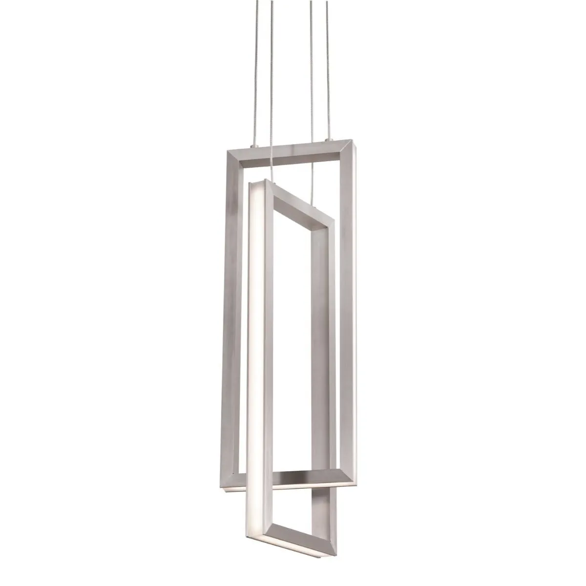 Cole 6 in. LED Pendant Light Satin Nickel finish