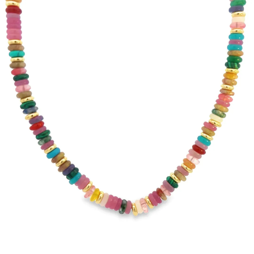 Colored Pukka Necklace