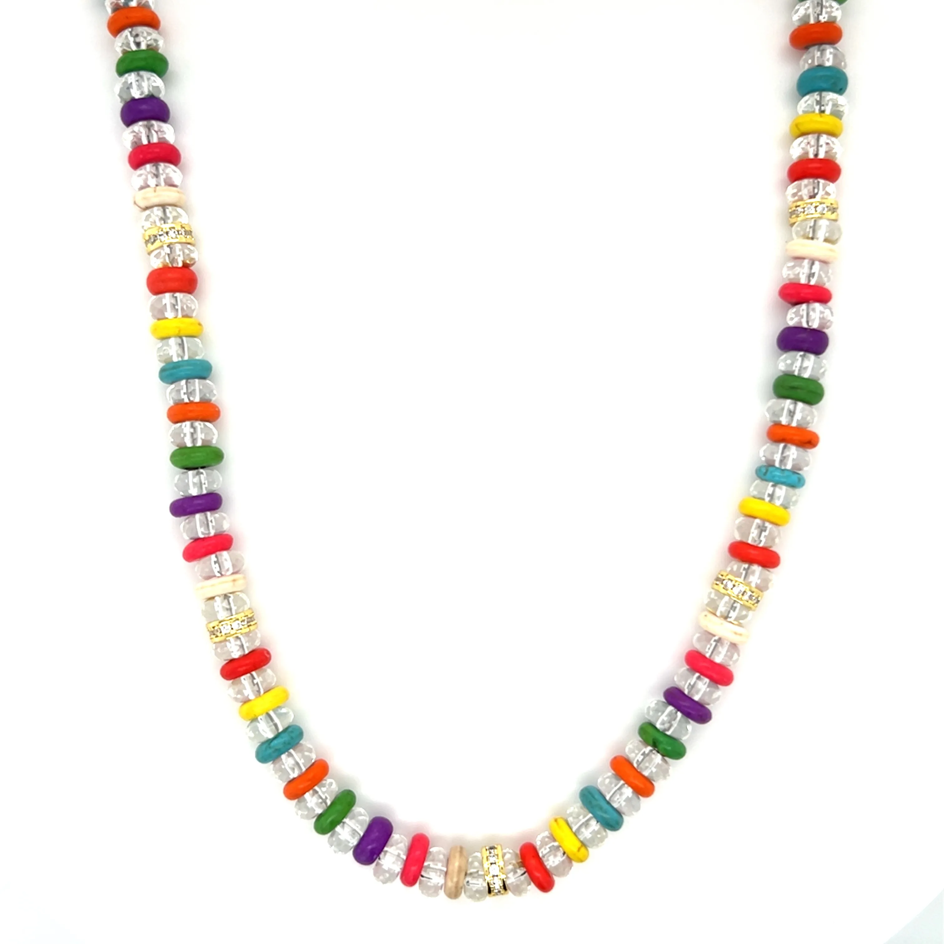 Colored Pukka Necklace