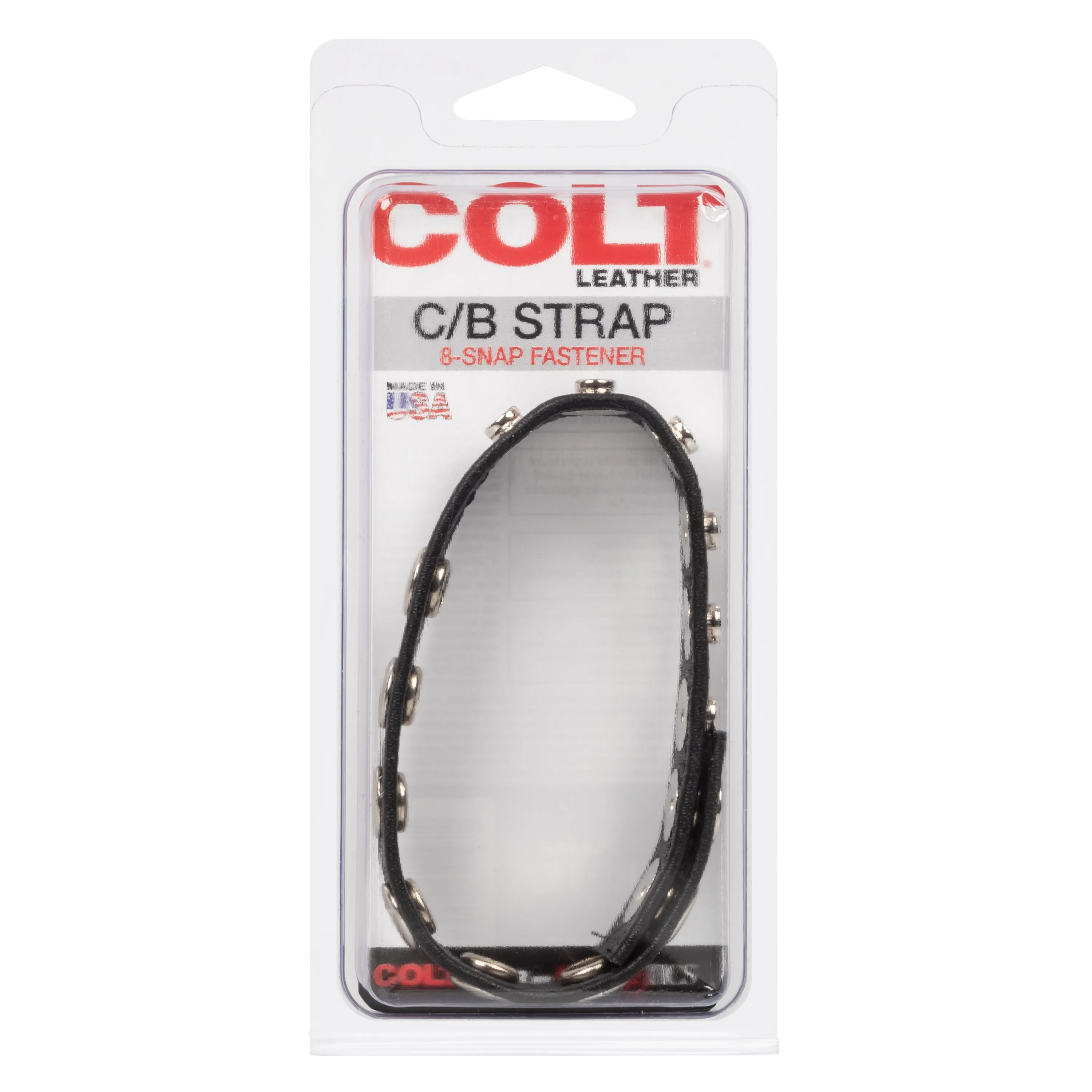 COLT® Leather C/B Strap 8-Snap Fastener