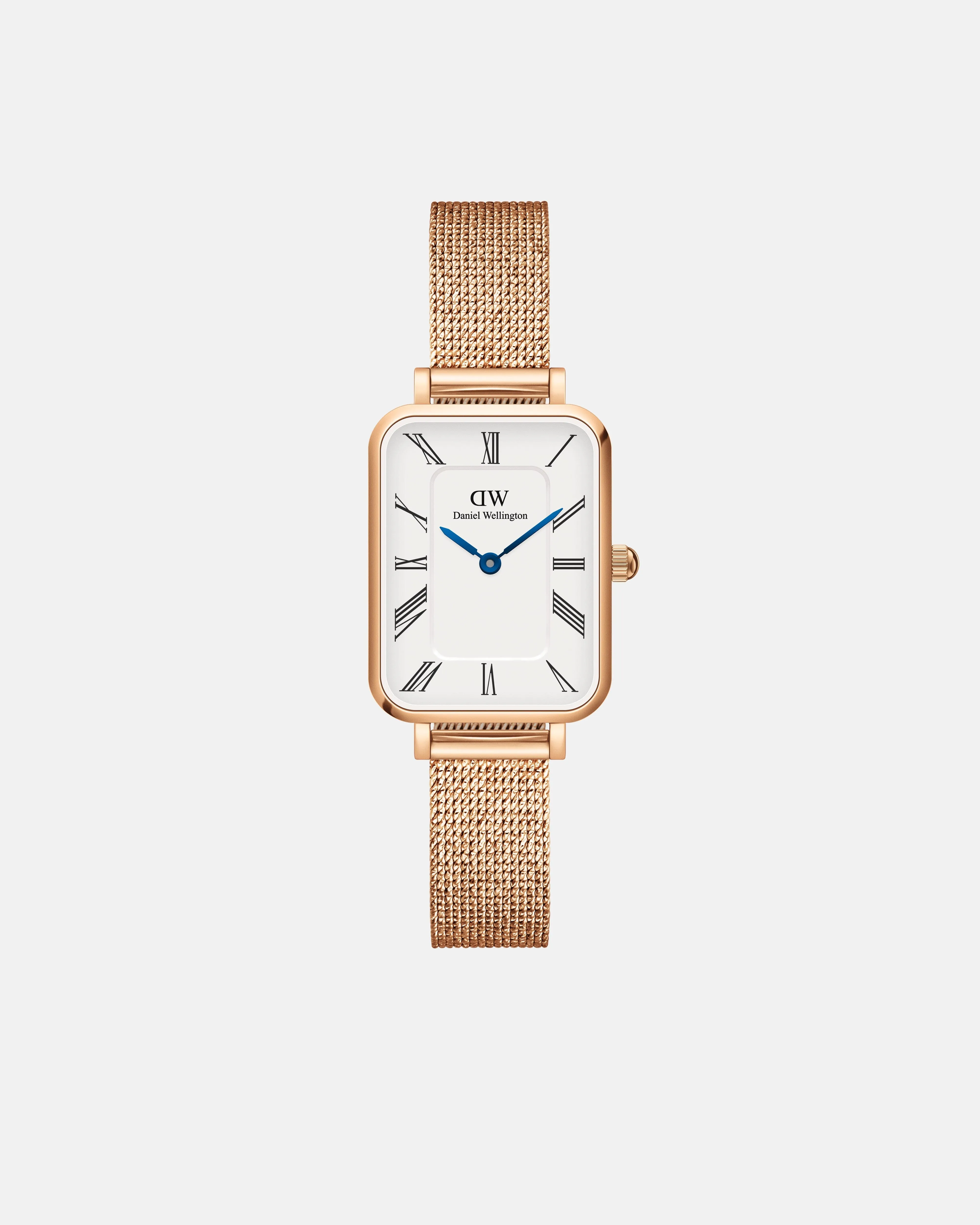 Daniel Wellington Quadro Roman Numerals 20x26 Melrose RG White Watch