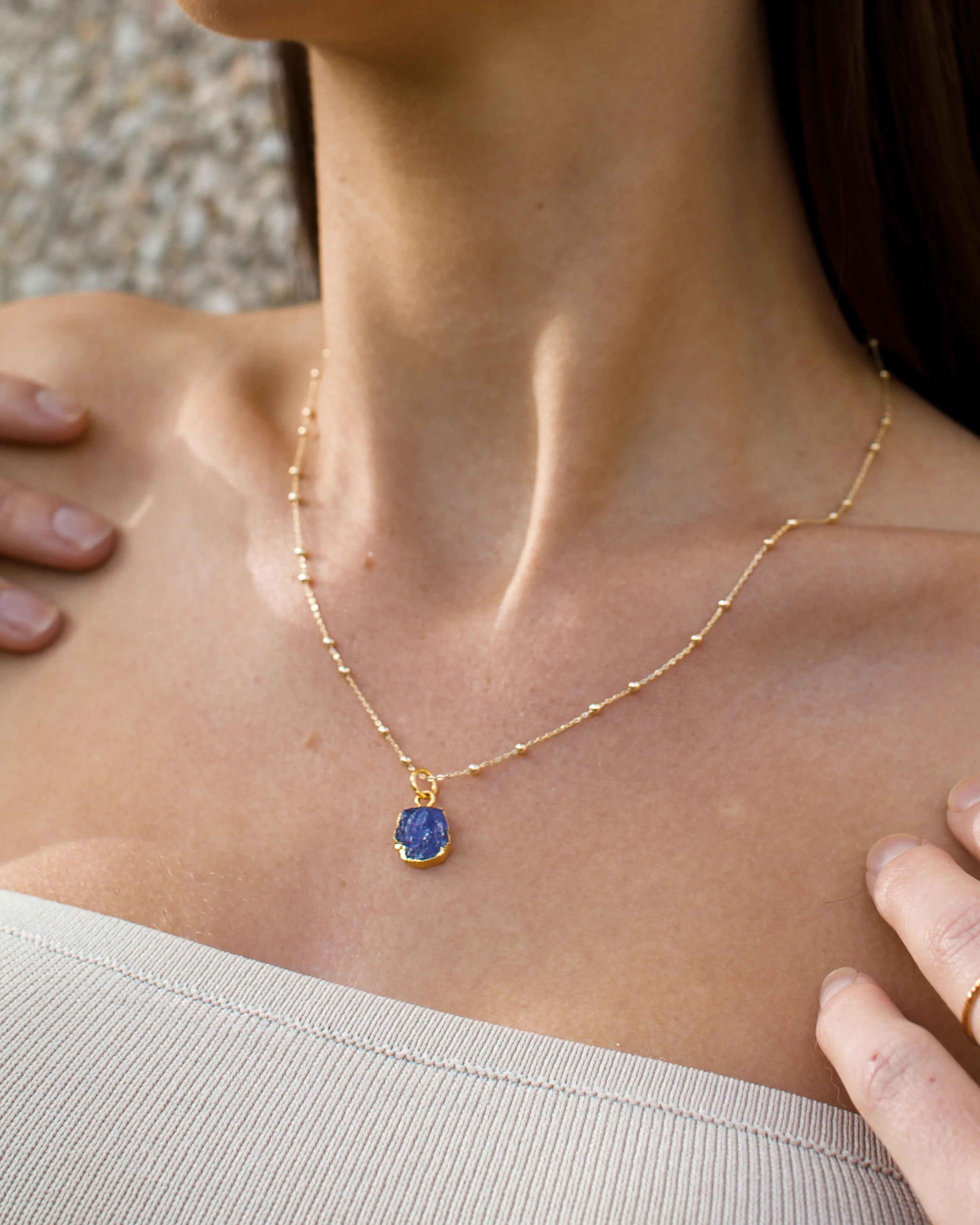 December | Tanzanite Necklace