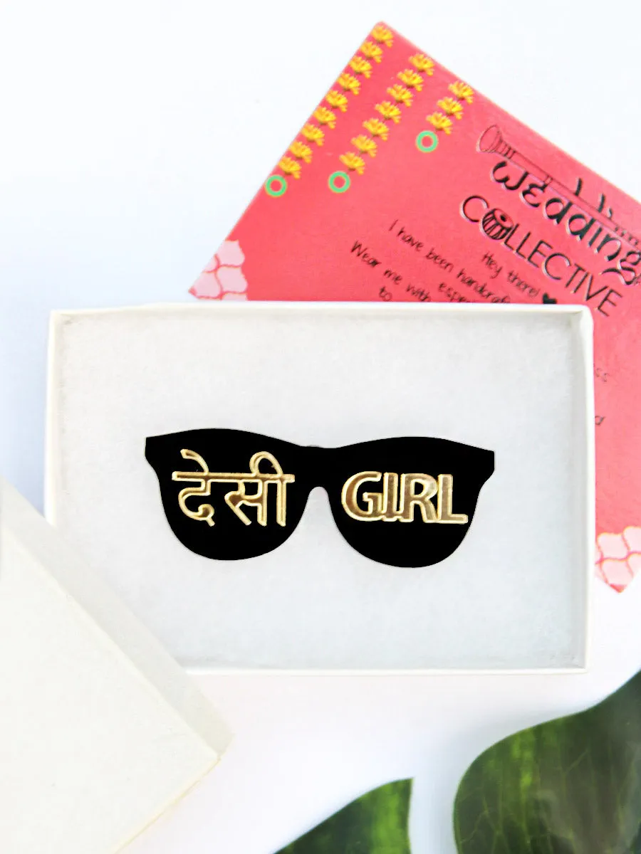 Desi Girl Brooch