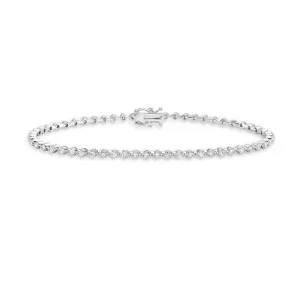 Diamond Tennis Bracelet (2.00 ct.) 1.8 mm 2-Prongs Setting in 14K Gold