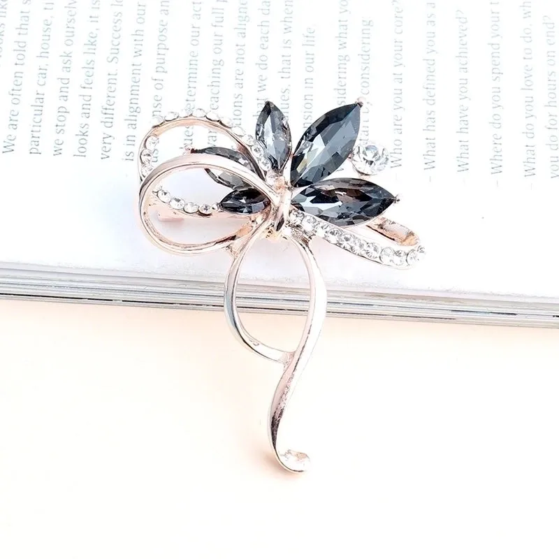 Elegant Formal Plant Alloy Inlay Alloy Unisex Brooches