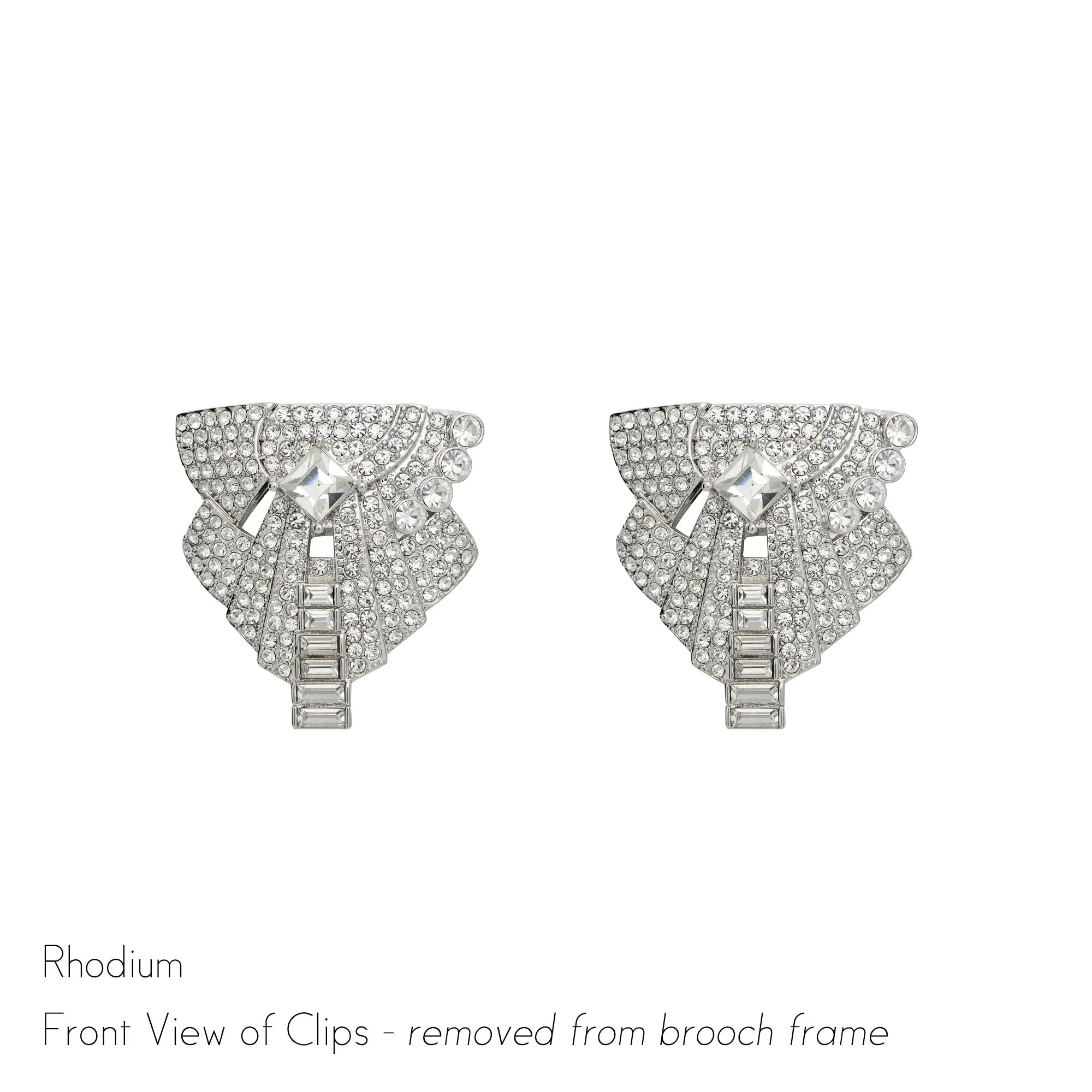 Eliza Double Clip Brooch