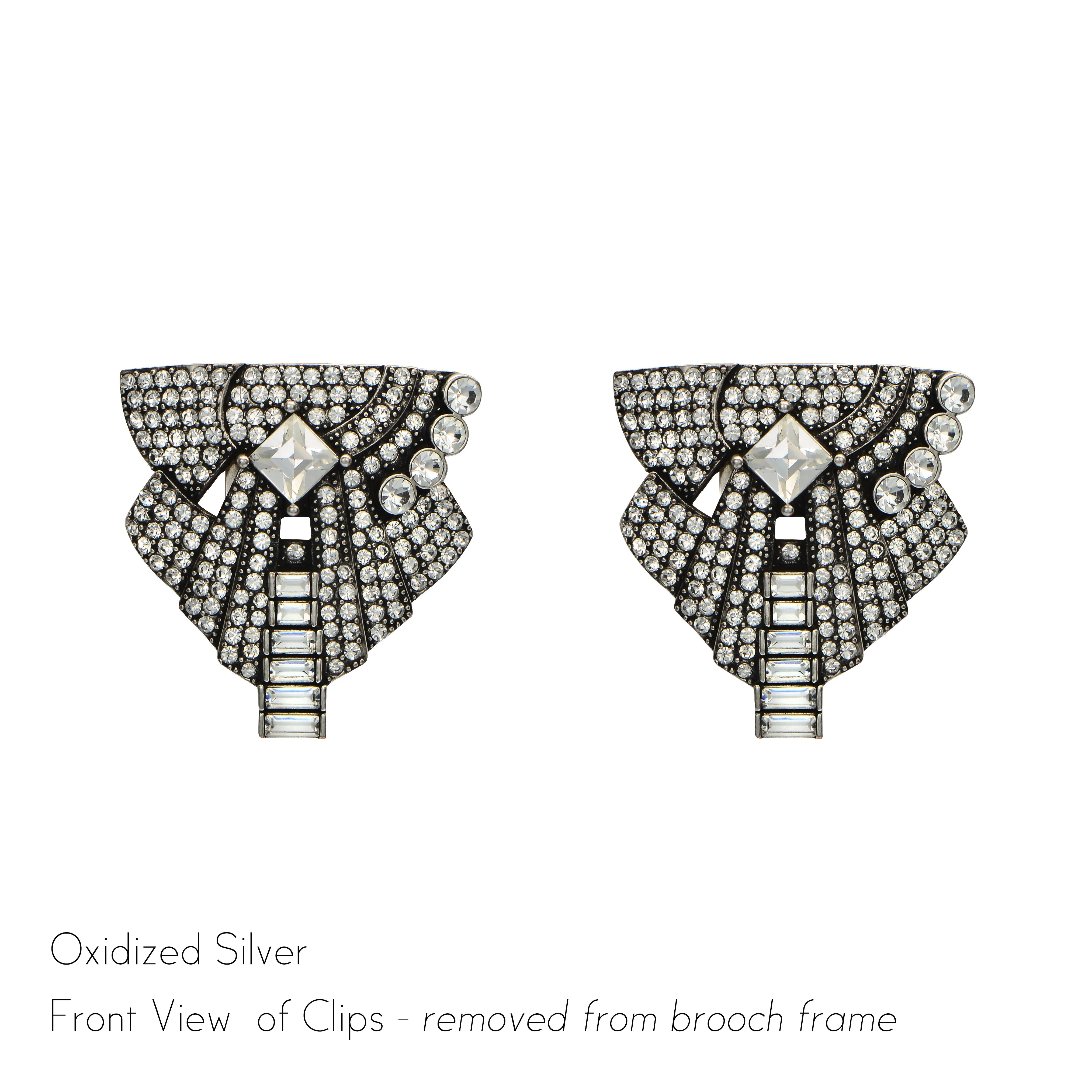 Eliza Double Clip Brooch