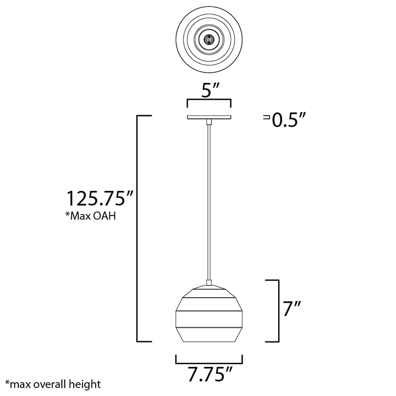 ET2 E25035 Hive 1-lt LED Pendant