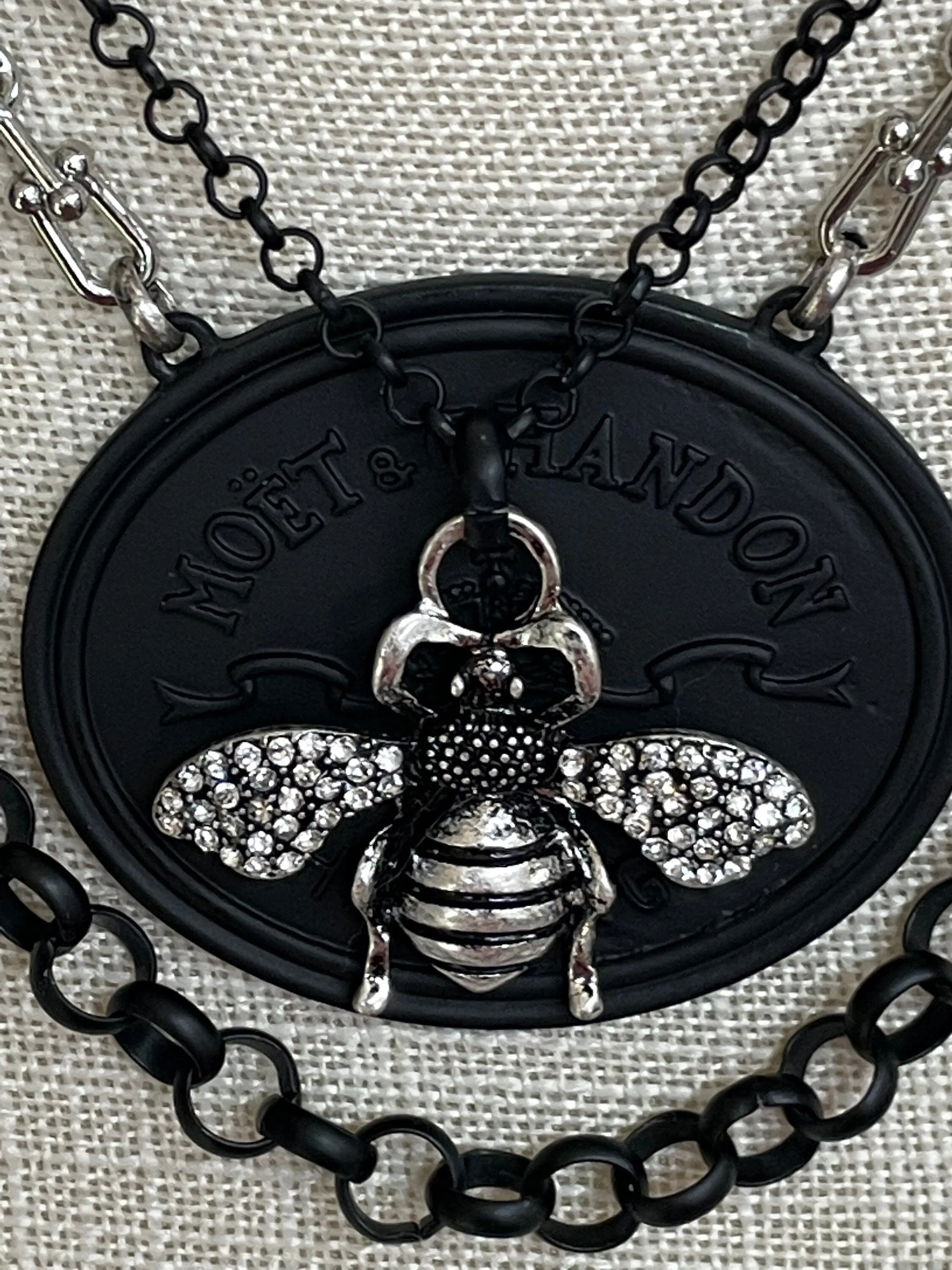 French Bee Charm Pendant CZ Micro PAVE , French Bee Charm, CZ Bee, 33mm x 39mm Bee Charm, Cubic Zirconia Bee Pendant, 5 Finishes Fast Ship