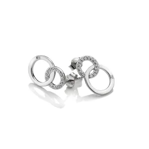 Hot Diamonds Striking Interlocking Earrings DE533