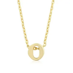 Initial O Gold Pendant