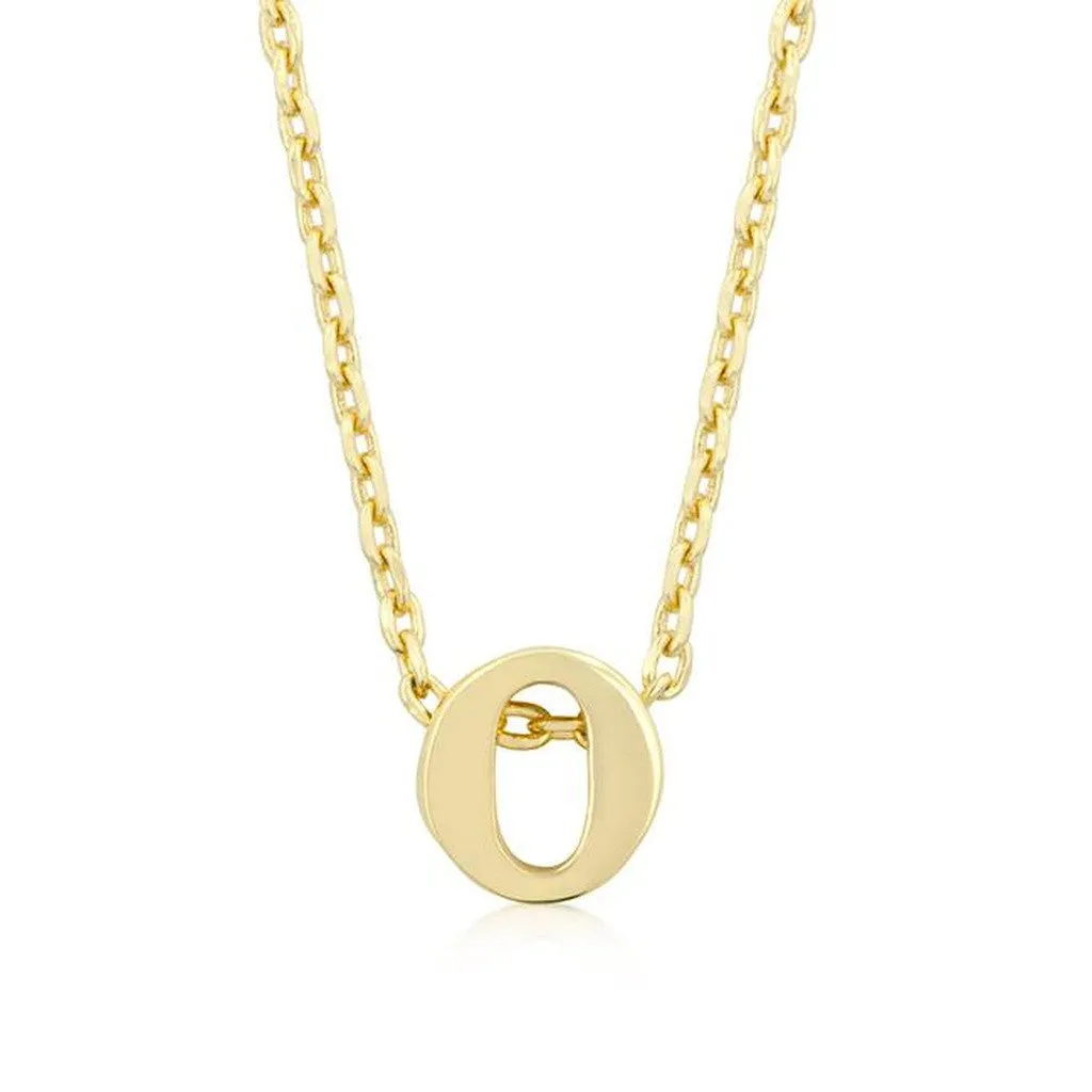 Initial O Gold Pendant