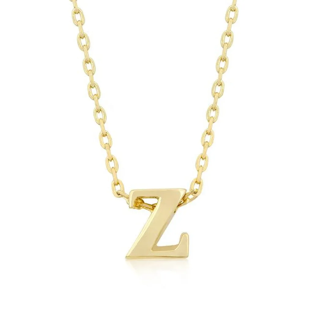 Initial Z Gold Pendant