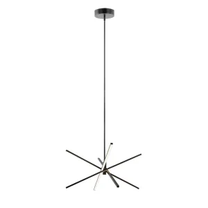 Jaxx 24 in. LED Pendant Light Black finish