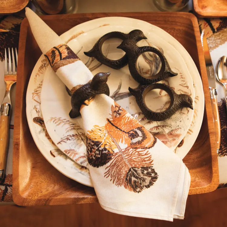 Kevin's Pheasant and Quail Napkin Rings