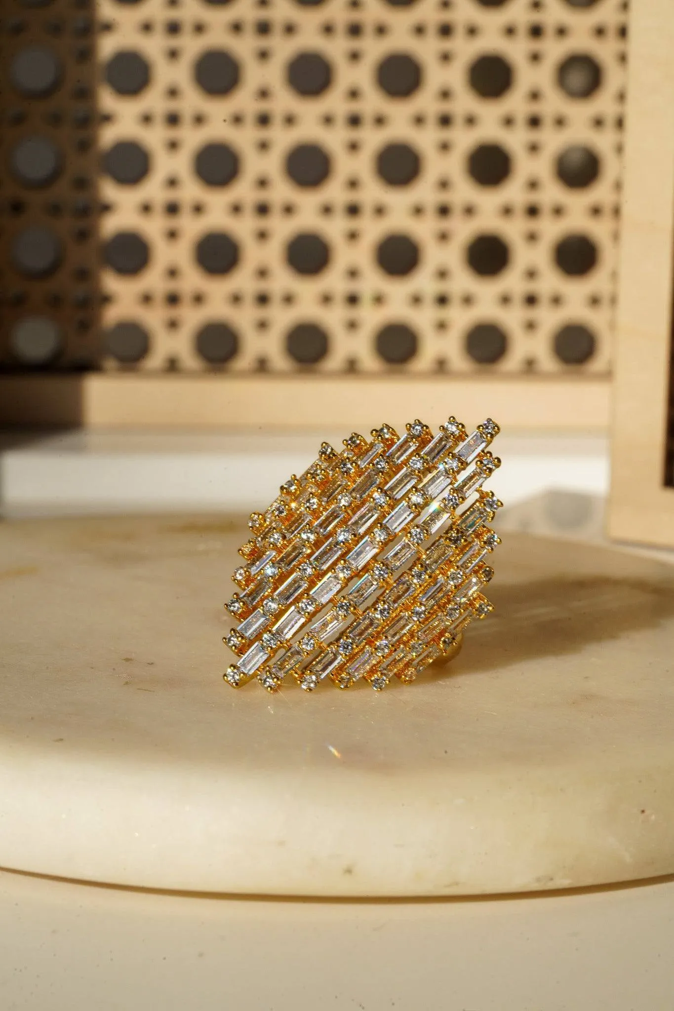 Kiran - Geometric Adjustable AD Ring