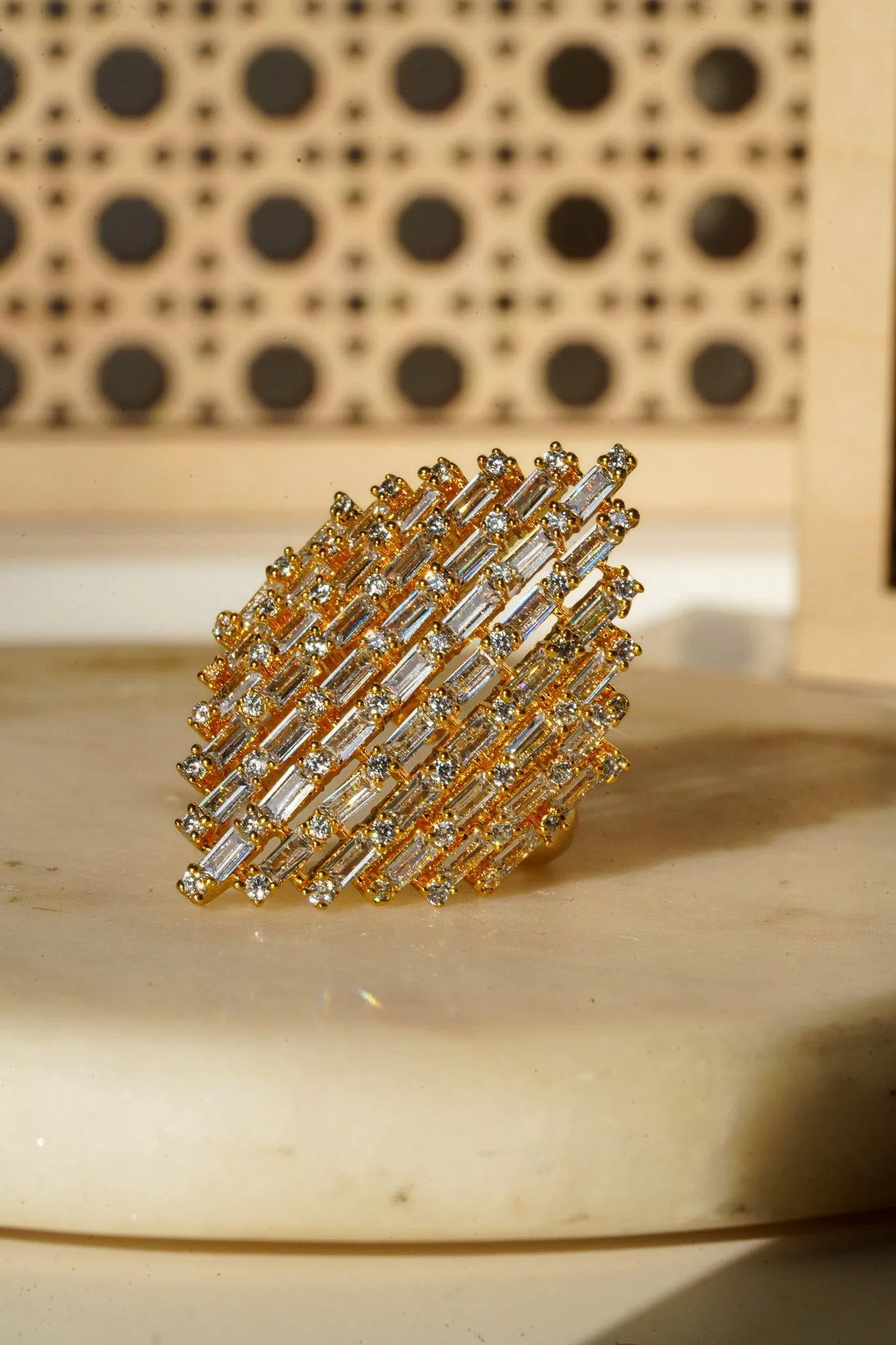 Kiran - Geometric Adjustable AD Ring