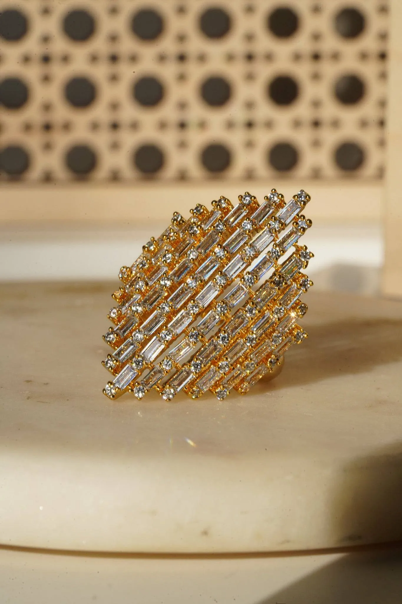 Kiran - Geometric Adjustable AD Ring