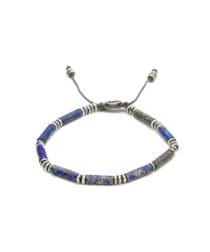 M. Cohen The Zinor Special Tube Cut Bracelet in Blue