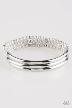 Open Door Jewelry - City Pretty - Silver Bracelet - Paparazzi Accessories