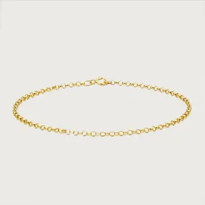 Ouro Belcher Chain Bracelet in 9K Yellow Gold