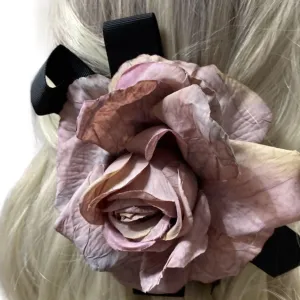 Oversized Floral Pastel Rose Brooches