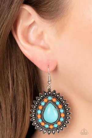 Paparazzi Earring ~ Sagebrush Sabbatical - Blue