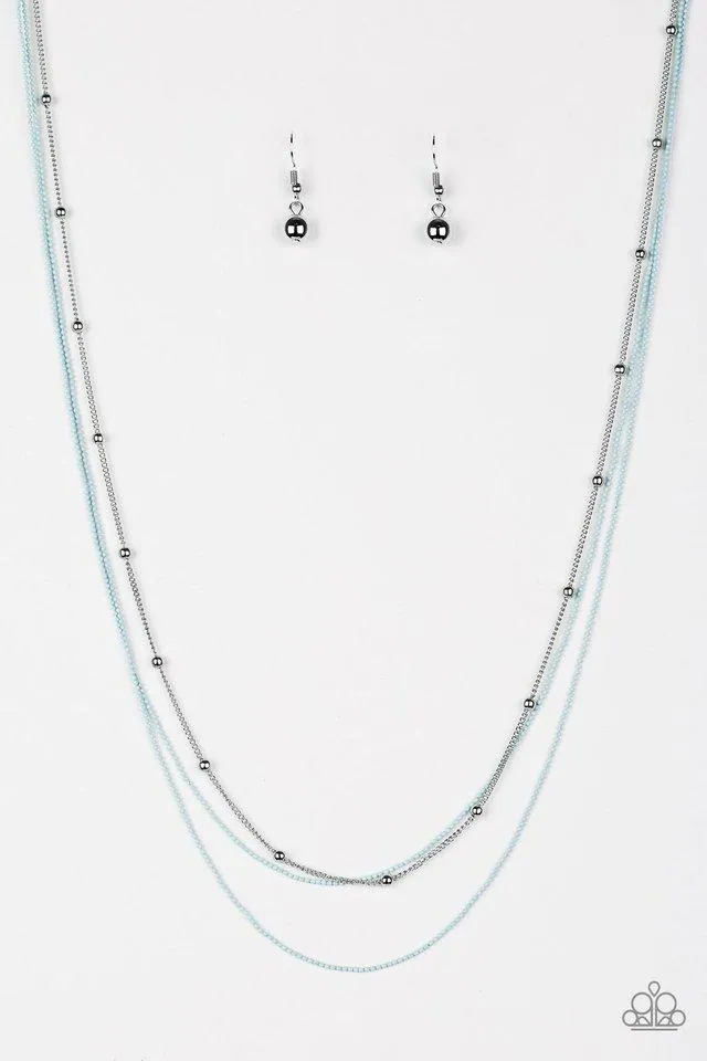 Paparazzi Necklace ~ Colorfully Chic - Blue