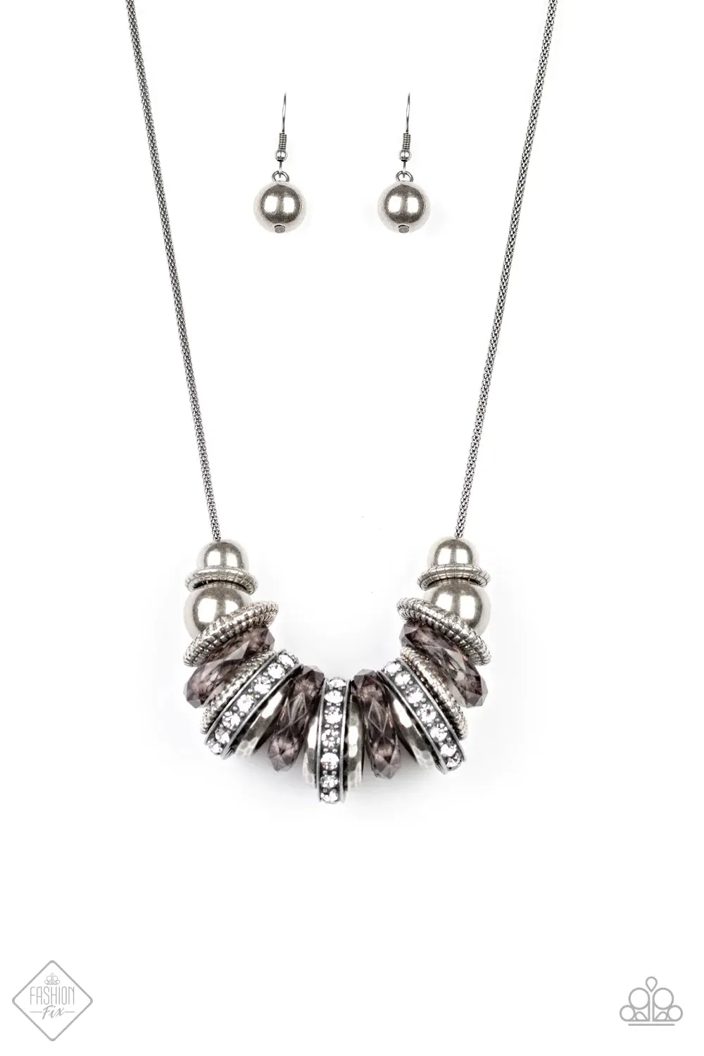 Paparazzi Necklace ~ Metro Mantra  - White